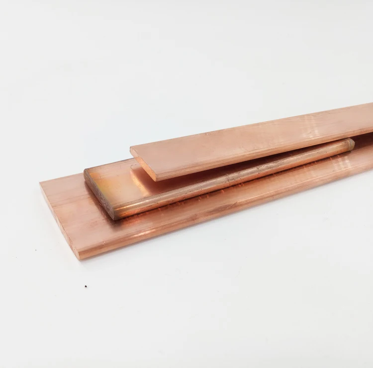 Lightning Grounding Protection System 99.99% Copper Conductor Flat Bus Bar Copper Tape