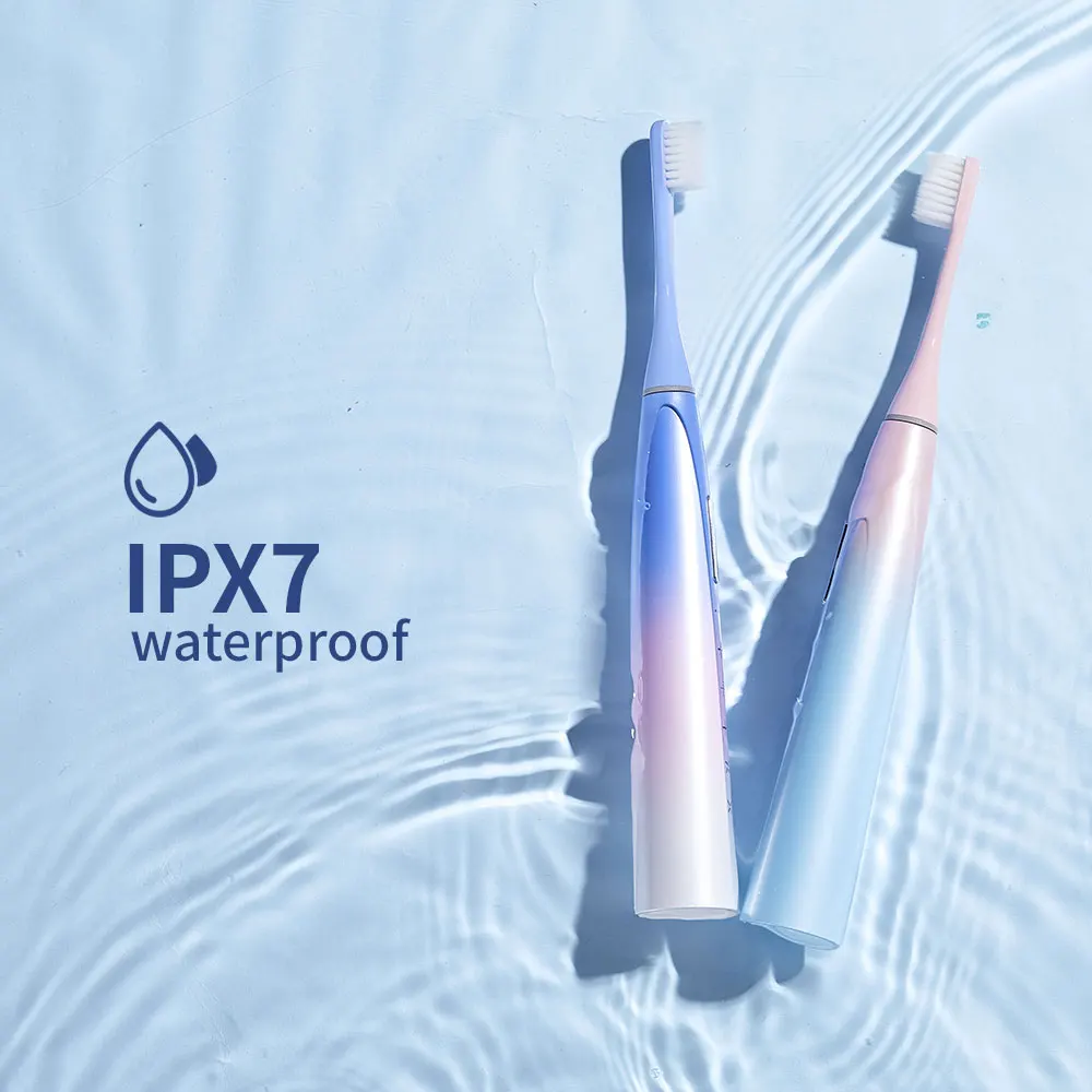 Ультразвуковой очиститель зубов ультразвуковой звуковой волны электрический комплект зубной щетки с головкой