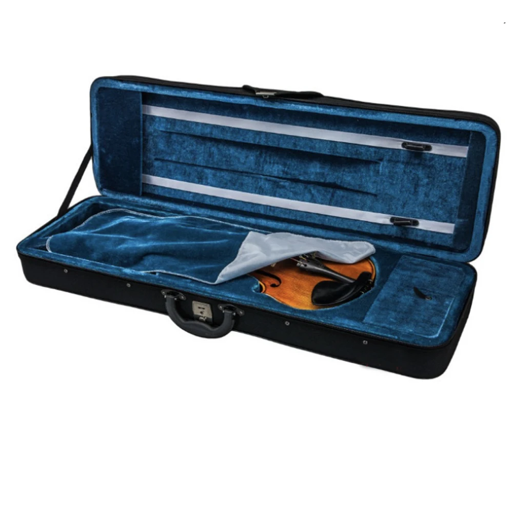 High quality 4/4-1/4 size solid spruce top violin with quality ebony parts