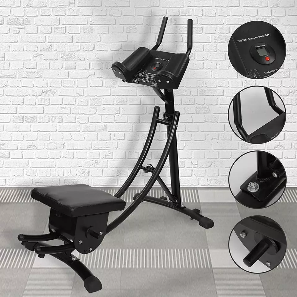 Home Gym Ab Trainer Machine for Abdominal Leg and Arm Fitness with Digital Display