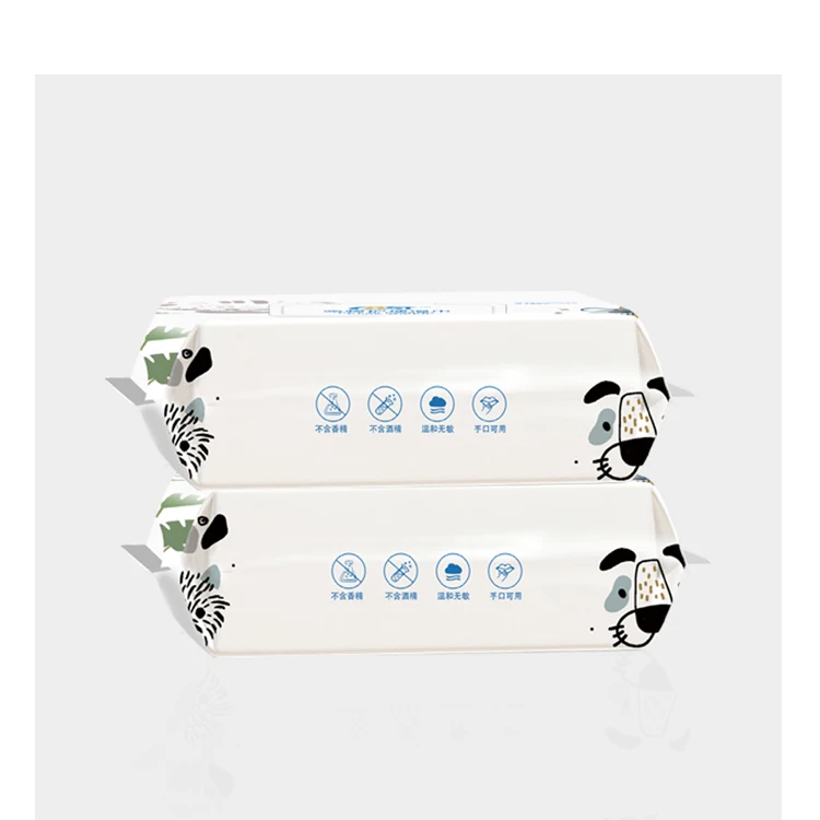 Лидер продаж, товары для домашних животных, 100% натуральные салфетки для чистки ушей домашних животных, органические Биоразлагаемые Салфетки для домашних животных