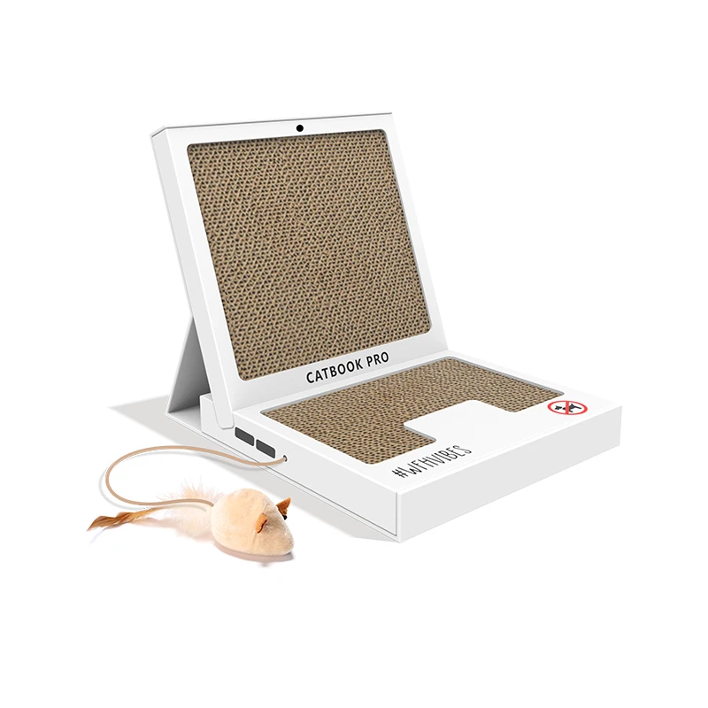 
Cartbook pro scratcher wholesale cat toy Eco-Friendly Triangle Cat Scratch Board toys Corrugated Paper Post Cat Scratching Toy 