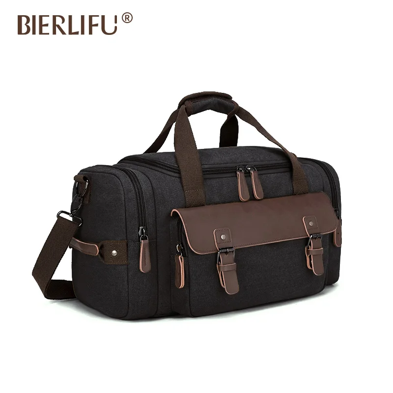 Мужская парусиновая дорожная сумка