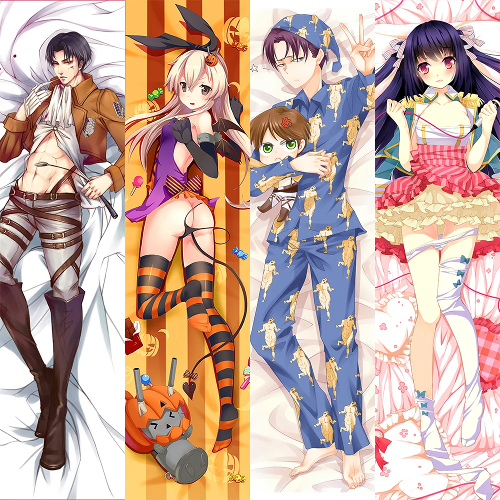 Наволочка с принтом аниме 40x100 см подушка для Otaku Dakimakura Japan 60x170 сублимационная Подушка dakimakura 60x180
