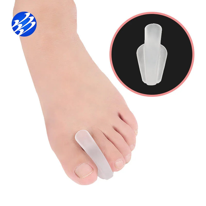 Buy Silicone Inserts Pads For Shoes Hallux Valgus Orthotics Bunion Splint For Separate Toe