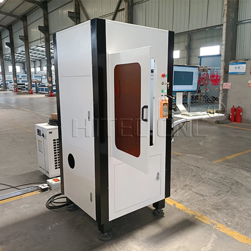 1000w 1500w mini fiber laser cutting machine with enclosed cover