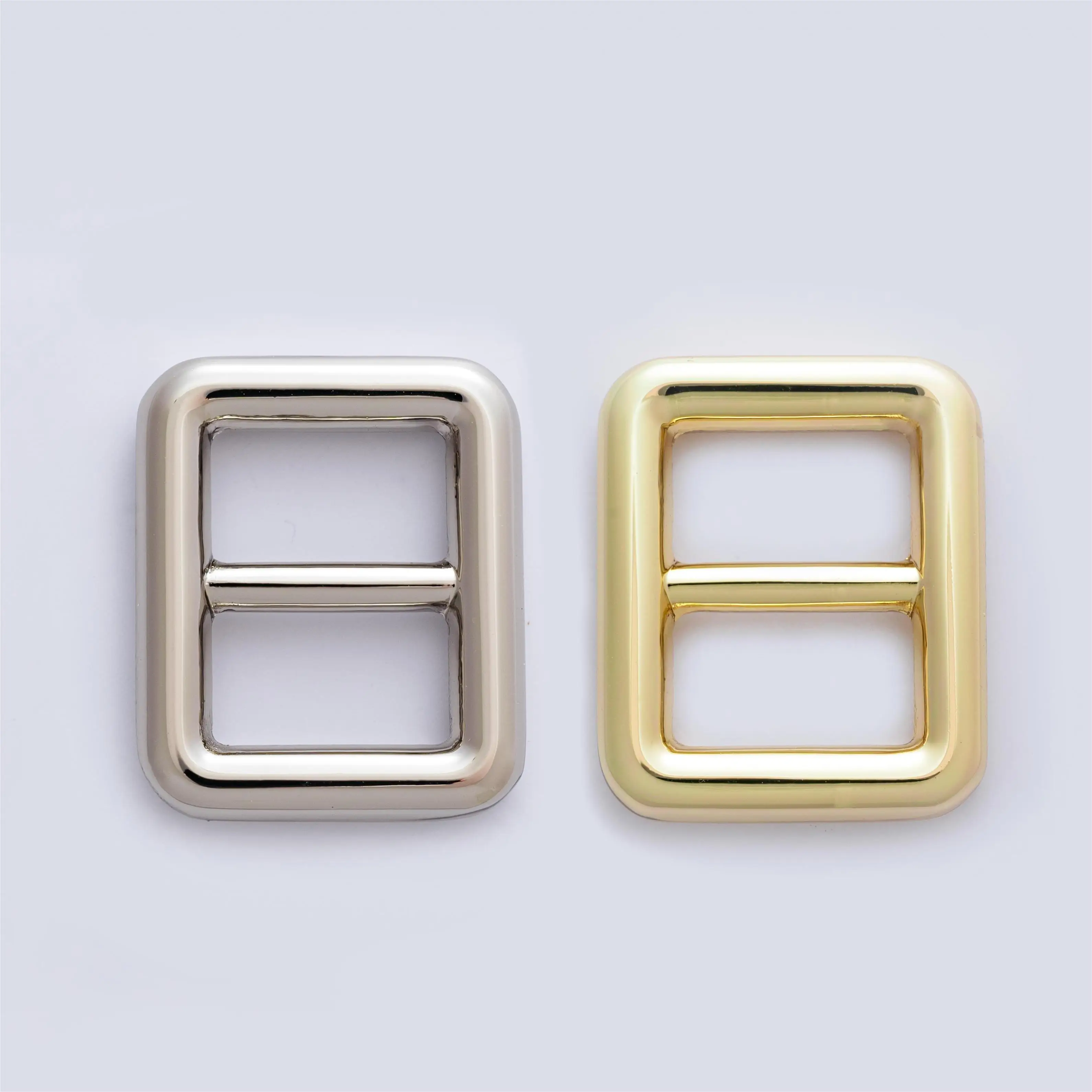 Zinc alloy material ring buckle metal bag hardware accessories square ring adjuster slider buckle