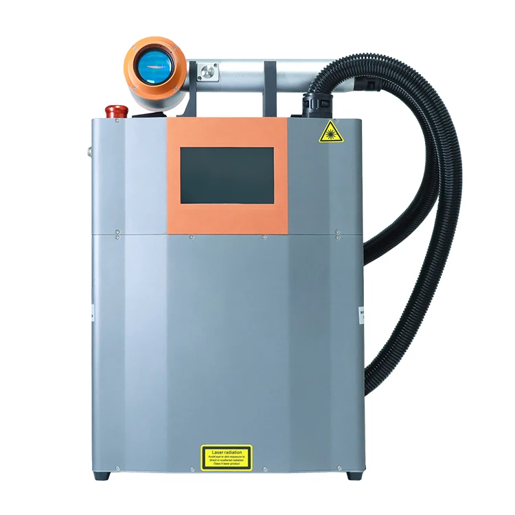 Portable 100W MOPA Pulse Laser Cleaning Machine Handheld Backpack Design Rust Removal Home Use Metal Stone Stainless Steel Max
