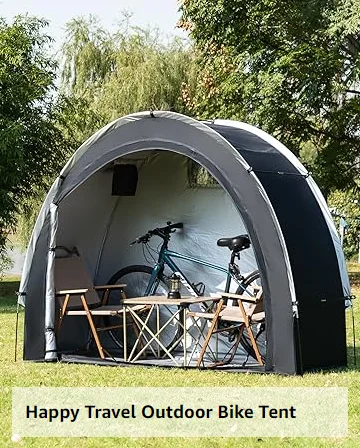 Bike Storage Shed Tent Outdoor Portable Bicycle Storage Sheds With 210D Oxford Fabric PU4000 Waterproof for 2/3/4/5 Bikes