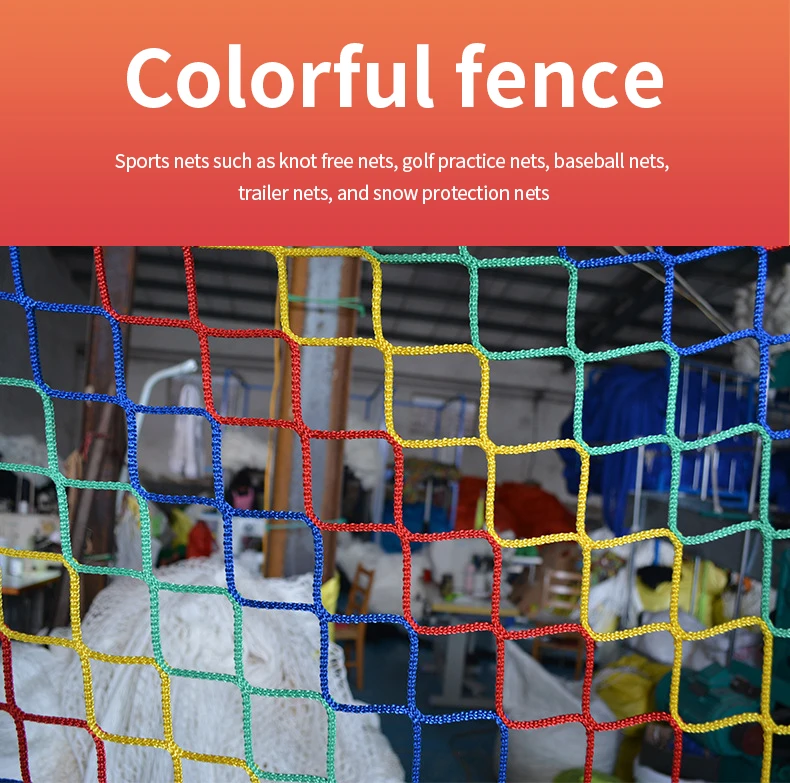 Complete Specifications PE Tennis Court Barrier Net Soccer Court Net Court Net