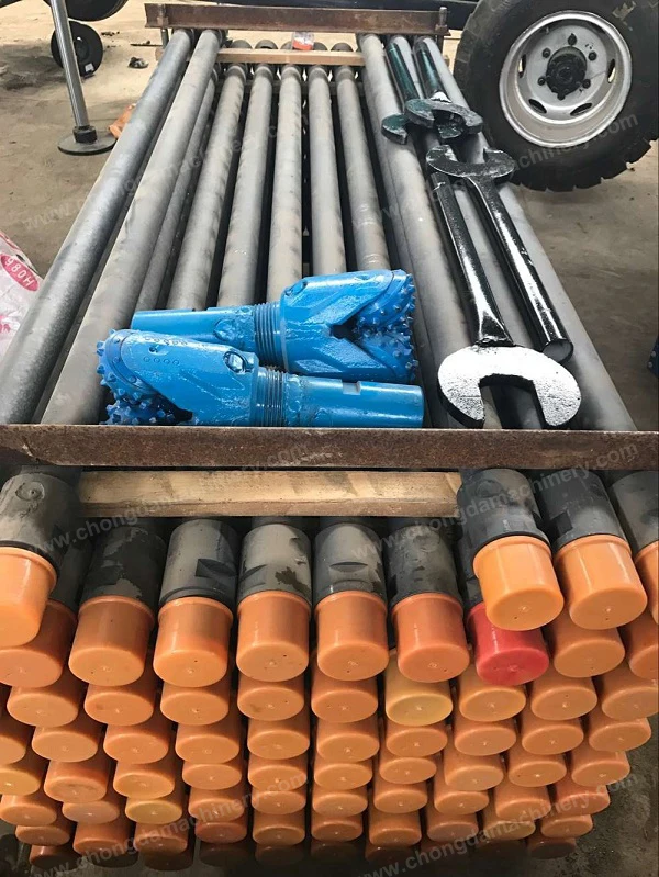 150M Depth Tractor Mounted Portable Water Well Drilling Rig  With Compressor