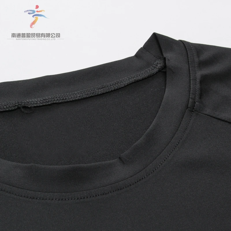 Wholesale Men quick dry breathable compressed Short-Sleeved Fitness Sports top