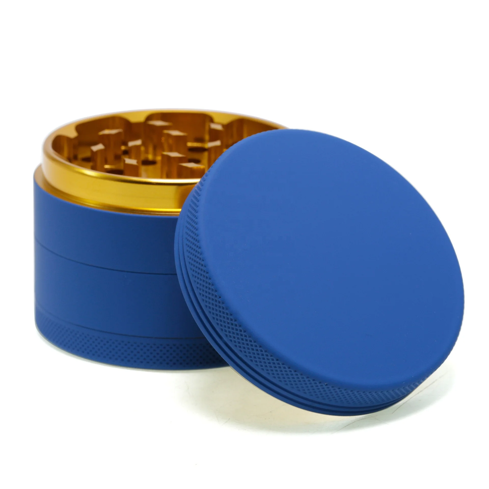 High Quality Rubber Paint Coating Aluminum Herb Grinder Various color available