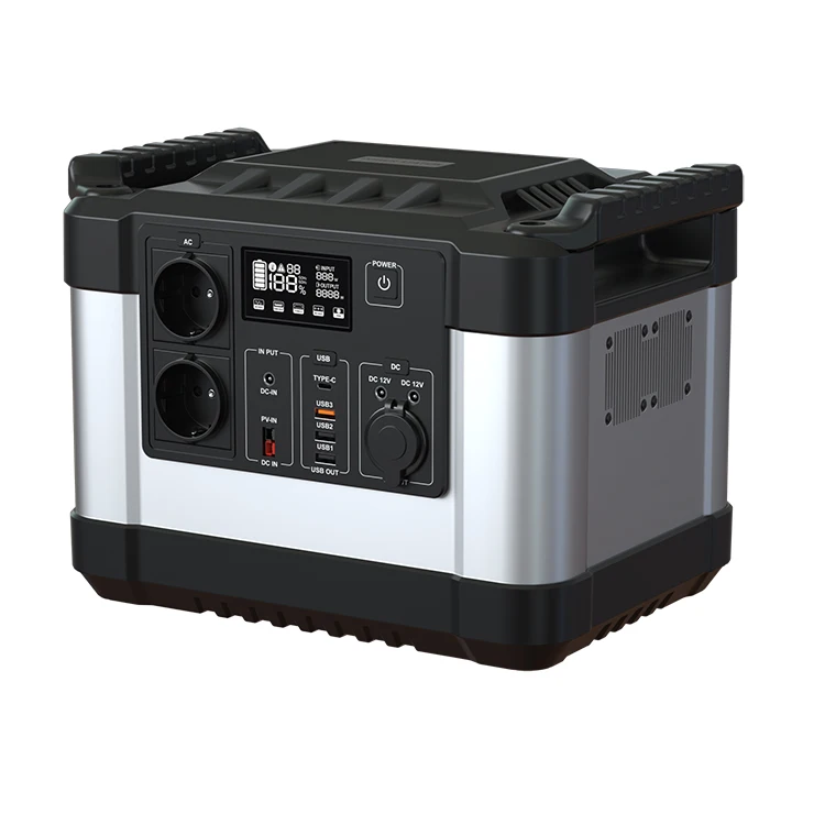 Hot product portable power station 1000W lifepo4 outdoor solar generator energy system portable charger power bank