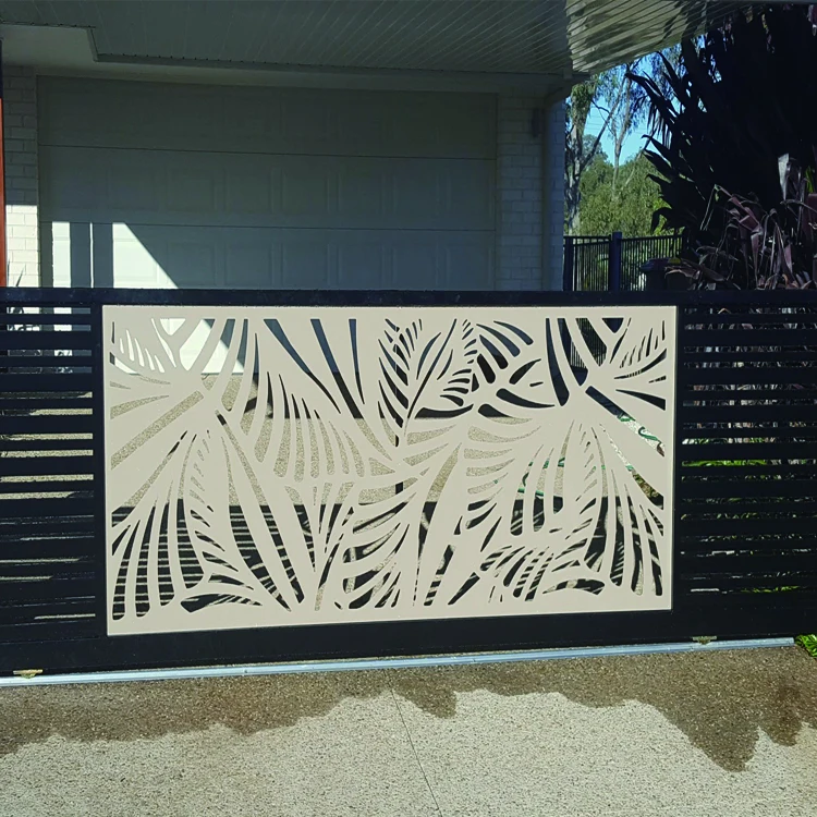 Steel Laser Cut Screens Metal Garden Screen Aluminum Fence Panels Decorative outdoor room partitions