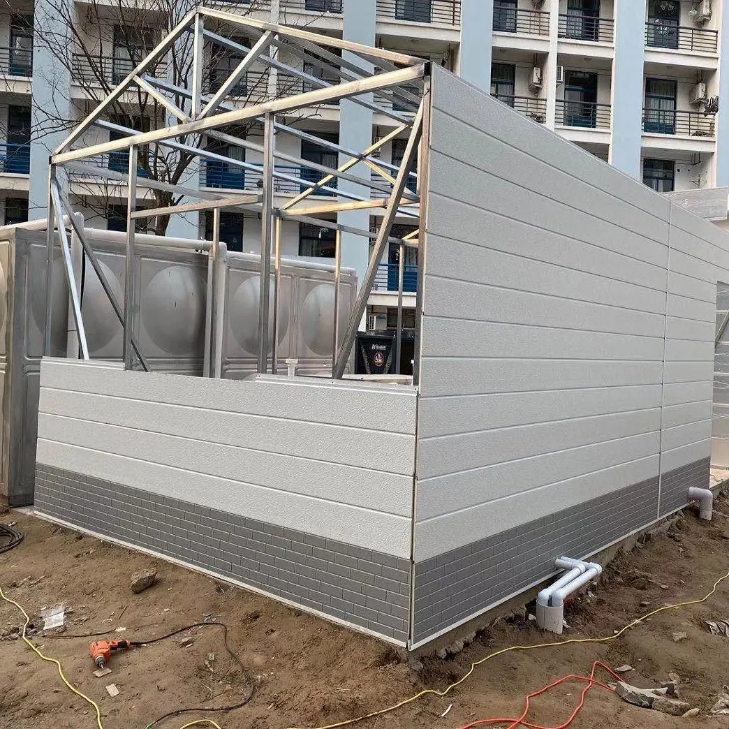 Exterior Wall Cladding Panels Rigid Polyurethane Foam Panel Faux Brick PU Sandwich Composite