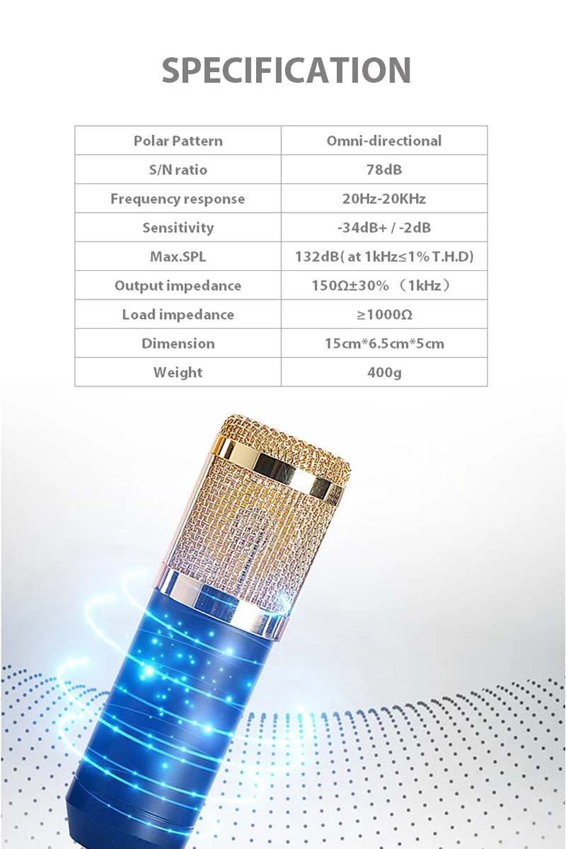 Hot selling in  Bangladesh  BM800 Condenser Microphone for Live Skype YouTuber Karaoke Gaming Recording