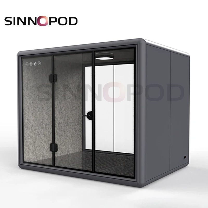 Fast delivery Portable Acoustic Office Phone Booth Sound Proof Pod Acoustic Soundproof Meeting Study Work Office Pod
