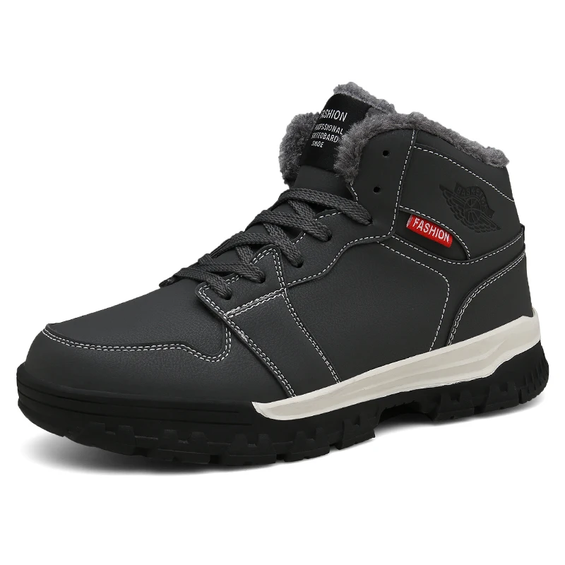 
Cotton Insole Warm Enough Outdoor Activity Men Sports Sneakers Hiking Snow Boots Waterproof Winter Boots Men 