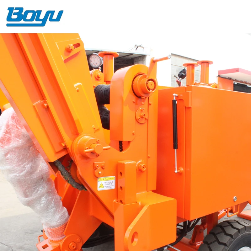 30kN Hydraulic Cable Puller Opgw Or Adss Optical Cable And 500kv Traction Rope In Various Land Forms