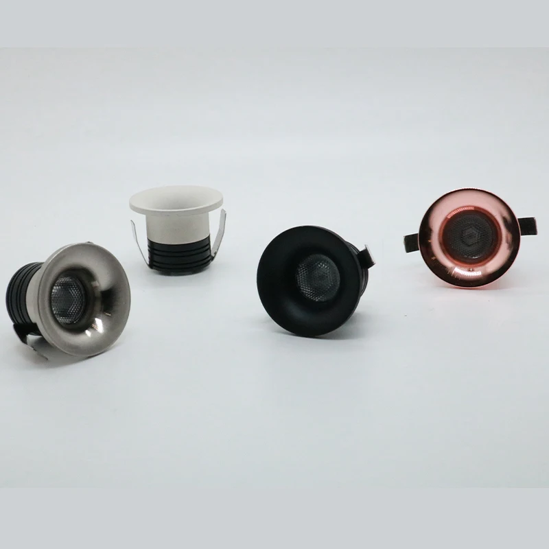 Home Decoration Luxury Lamps Spot Lighting Focus Light Embedded Anti Glare 3CCT RA90 3W  Round Mini COB LED Spotlights