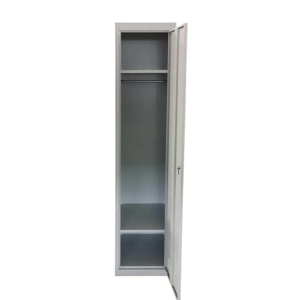 Cheap Steel Vertical Clothes Storage Locker 1 Door Metal Locker Gym Single Door Locker