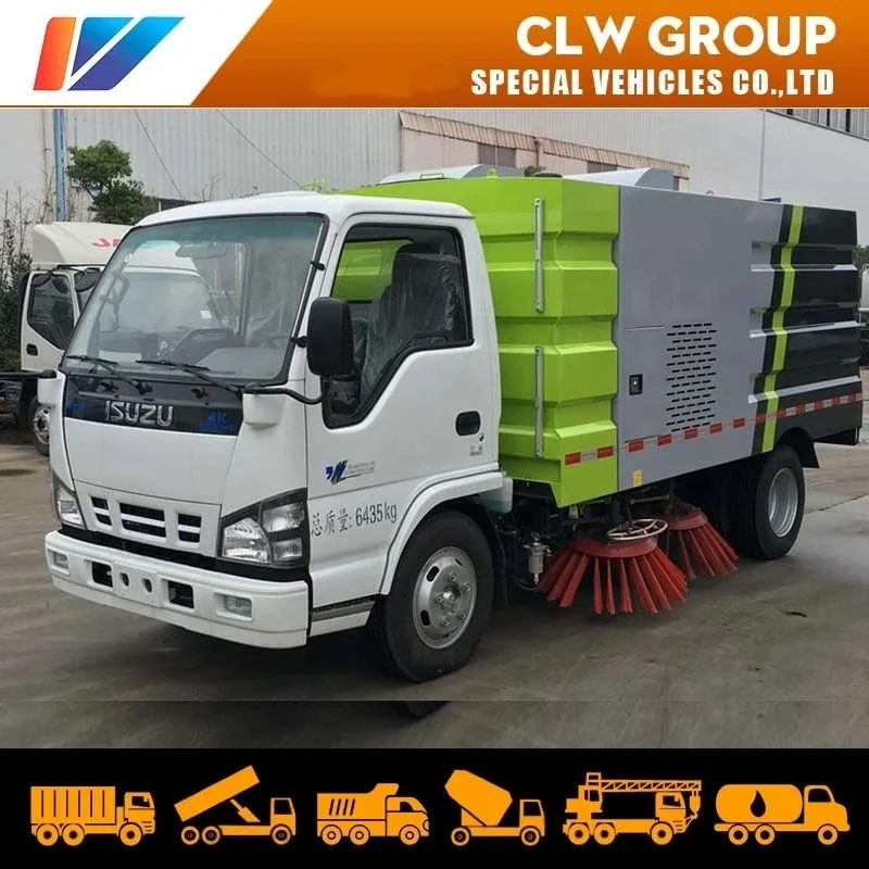 JAPAN I suzu 4 куб. М бак для пыли 1,5 куб. М резервуар для воды вакуумный мини-очиститель дорог для продажи