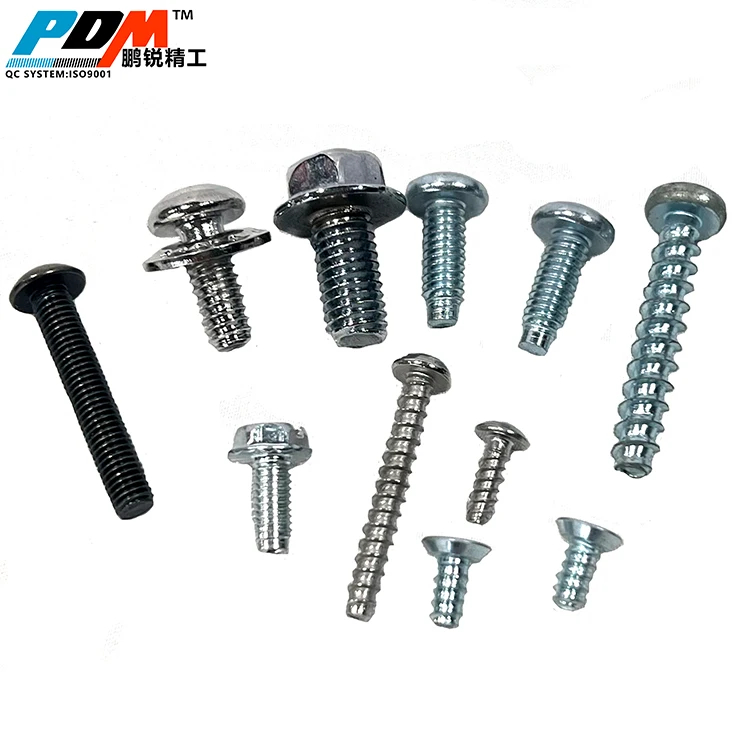 zinc plated stainless carbon steel tapping tornillo truss hex head wood self drilling chipboard screw