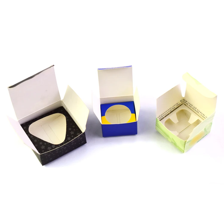 Custom Printing Slanted Cuff Ring Paper Box With Magnetic Lid For Glass Concentrate Container
