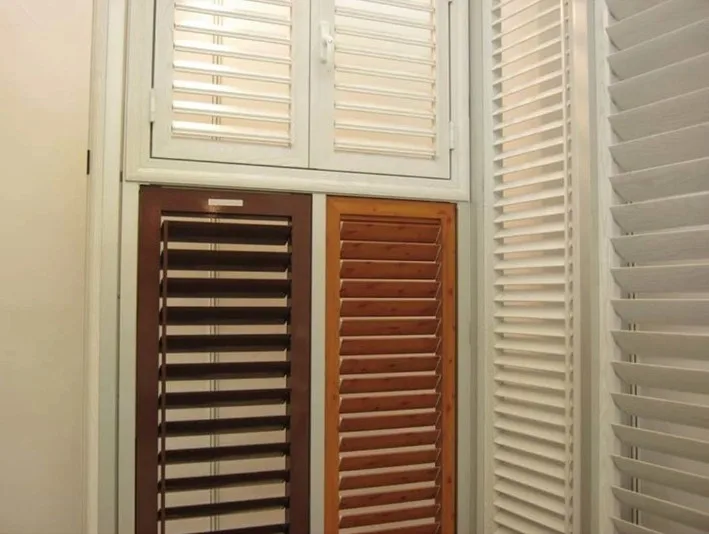 New Design Hurricane Impact Metal Window Shutters Aluminium Louver Window/Jalousie External Shutters Door