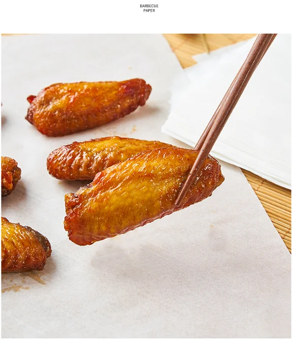 High Quality Grease-proof Paper Roll Non Stick White Baking Paper Roll For Food Baking and Cooking Baking Sheets Paper