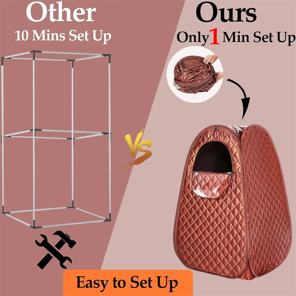 Full Size Home Personal Indoor Steam Sauna Tent Design For Home Sauna Steam Room Single Person Portable Sauna Room