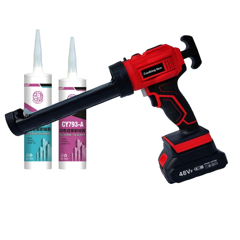 Construction Tools 300ML 600ML Power Caulking Cordless Lithium Glass Glue Electric Seam Filling Beauty Sewing Gun