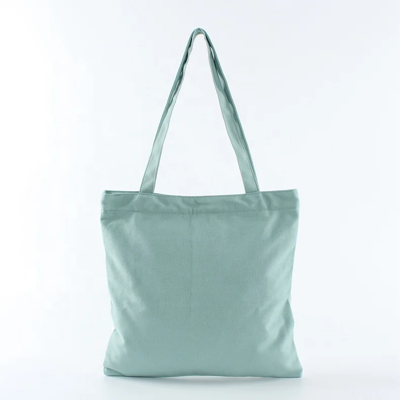 Eco- friendly reusable Color printing canvas cotton shopping tote bag for women canvas