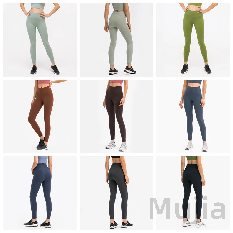 Female Push up Leggings High Rise Four Way Stretch Push up Compression Workout Yoga Leggings