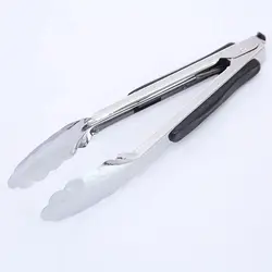 The Fine Quality Metal Food Tweezers Barbecue Tongs Stainless Steel Food Tong 3 Set