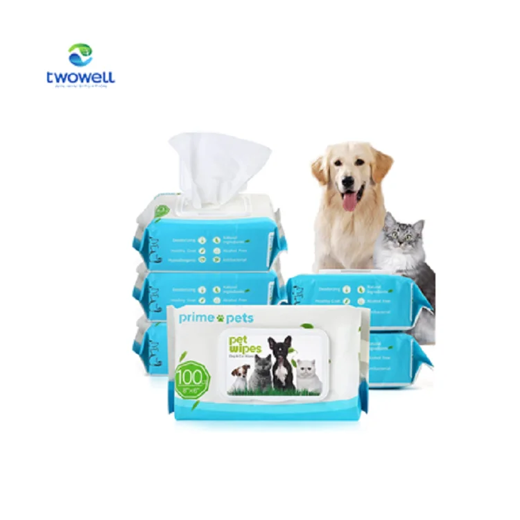Factory Customization Hot Selling Body Washing Eco-friendly Wet Wipes For Pets
