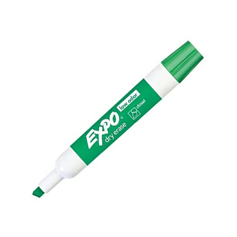 
Sanford EXPO chisel tip low odor dry erase & wet eraser marker whiteboard marker Green 80004 