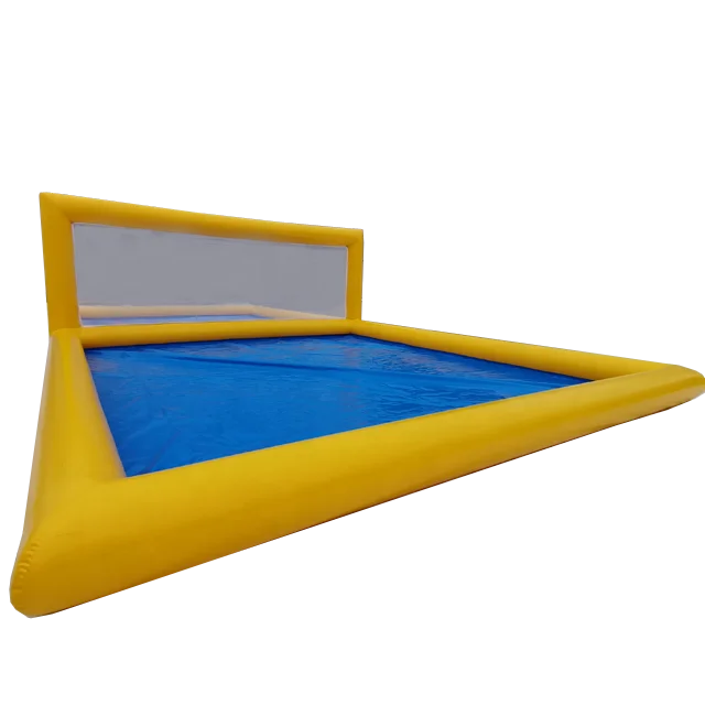 PVC Tarpaulin Air Seal Inflatable Portable Water  Volleyball Court  Custom Size Color LOGO