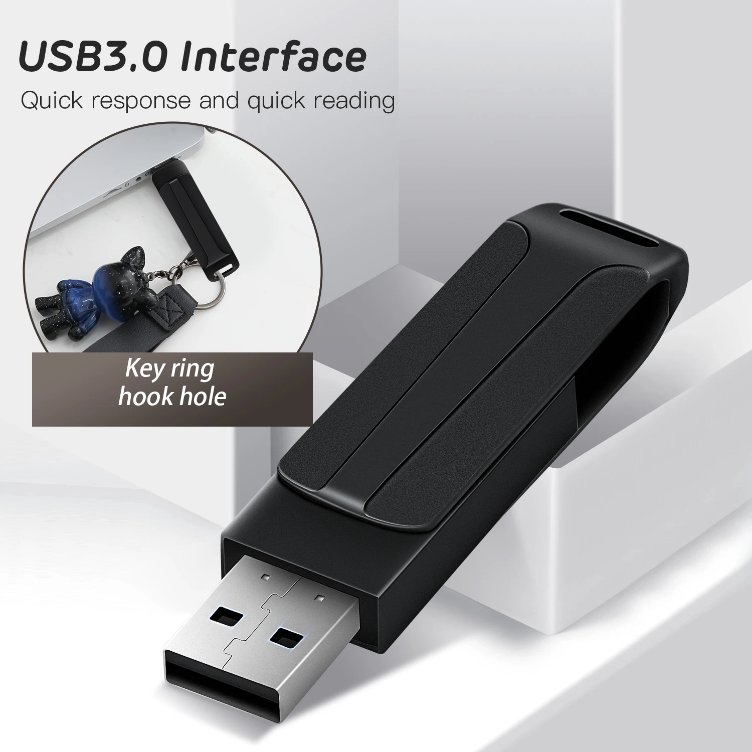  SimDisk Factory Direct USB 3.0 U Disk 32GB/64GB/128GB/256GB/Metal Portable