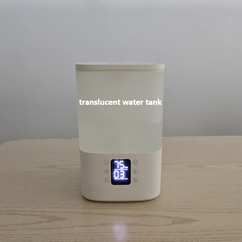 RUNAL H868 4L Humidifier Heat Steam Cool Warm Mist Humificador Umidificador De Ar Humidificador Smart Ultrasonic Air Humidifier