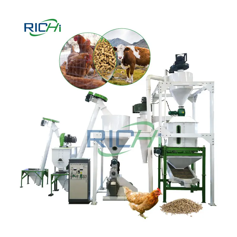 RICHI professional по индивидуальному заказу 1-2-тонная линия производству кормов для домашних птиц