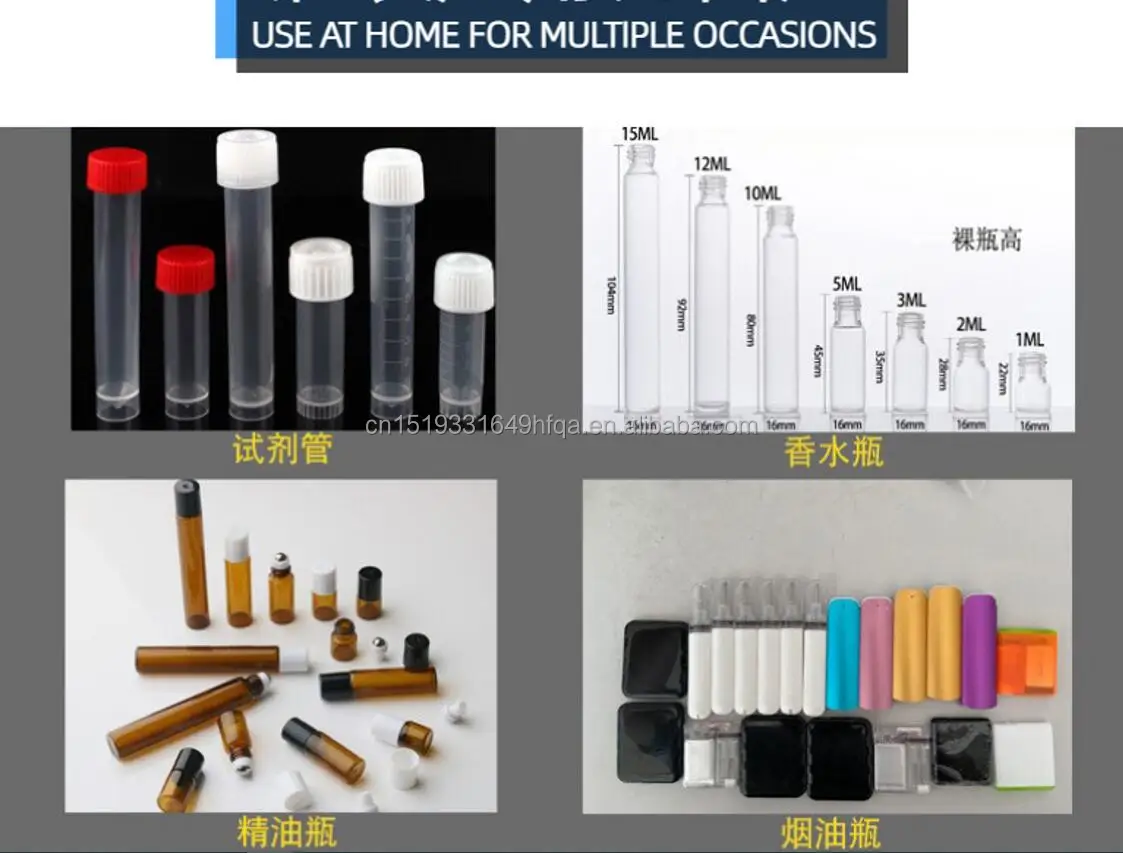 universal use 2ml perfume bottle filling machine filling machine tube 2ml