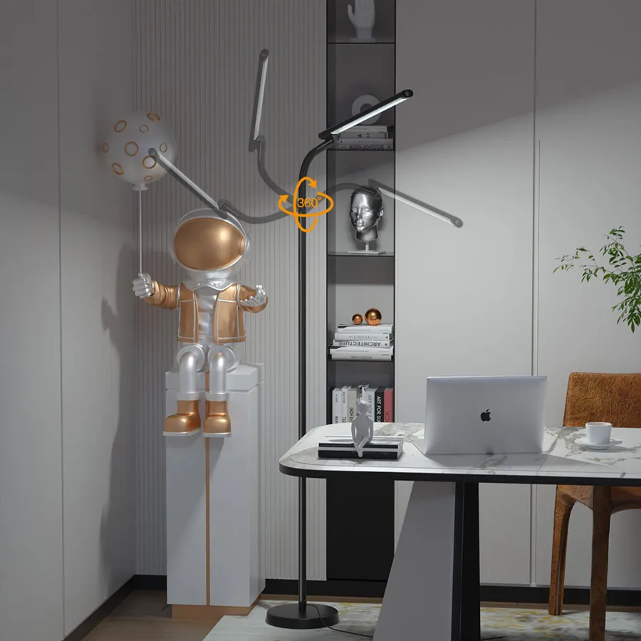 CL Lighting E-commerce Supplier 12V IR Remote & Touch Control LED Floor Lamp Classic Nordic Design for Living Room