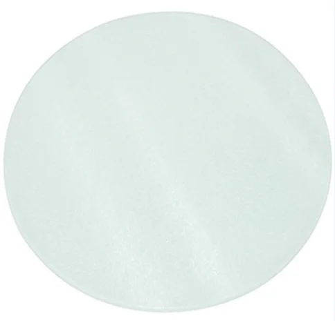 cheap price round sublimation blank tempered glass cutting board with white coating dia 20cm