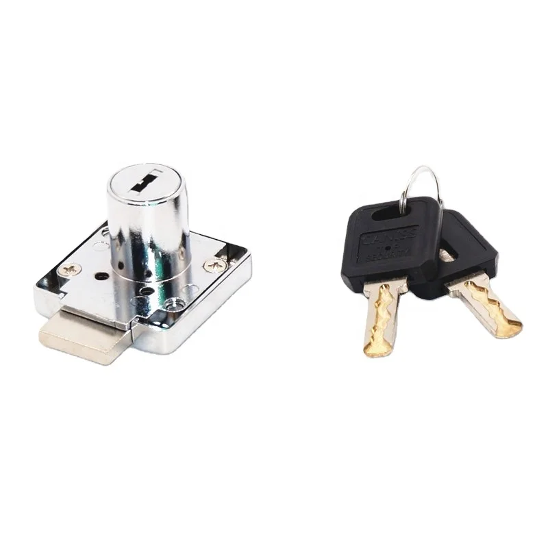 Custom modern furniture brass key baby safety drawer lock