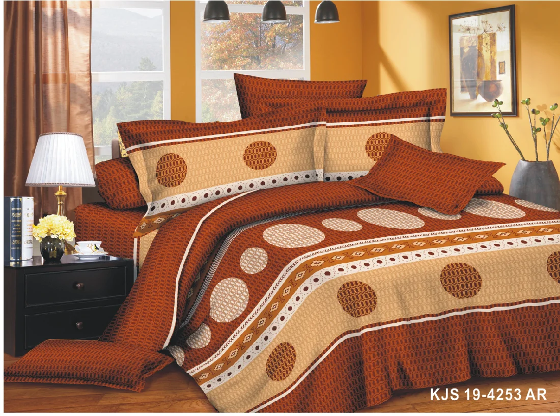 hot sale zhejiang textile polyester printed microfiber fabric for bed sheet bed linen fabric