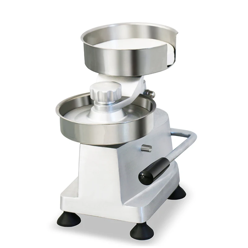 New 5 Inches/130mm Stainless Steel Bowl Hamburger Press Patty Machine for Restaurant Home Retail Food Shop Use 220V-for Hotels