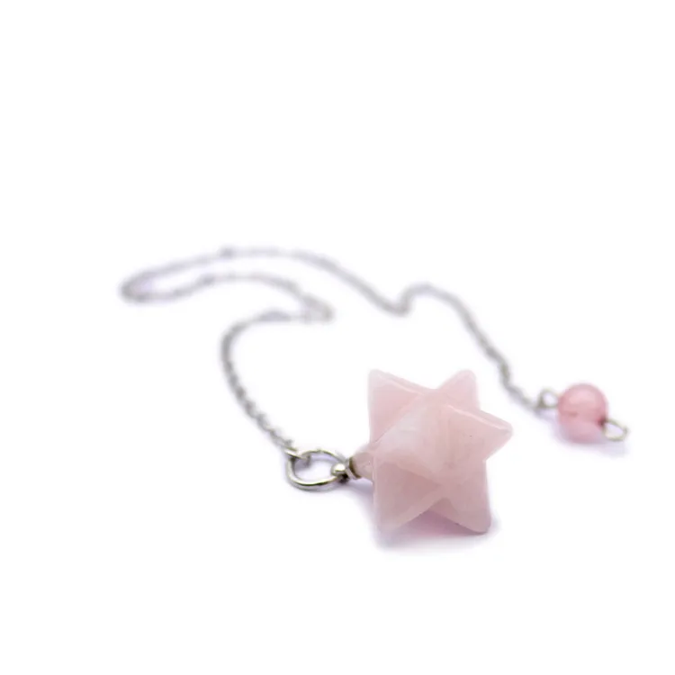 2020 New Arrivals Crystal Merkaba Pendulum Charm Pendent Necklaces