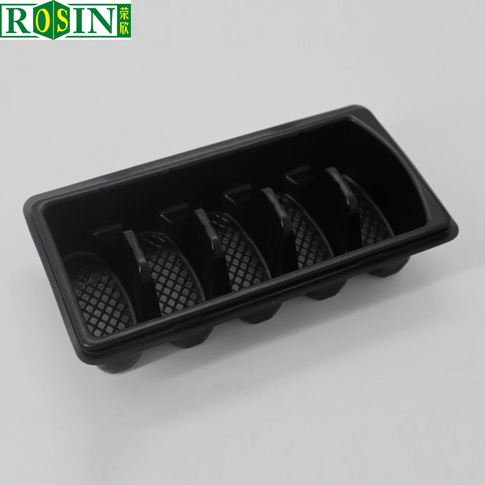 
Compartments disposable food grade PP blister plastic frozen dumpling tray 
